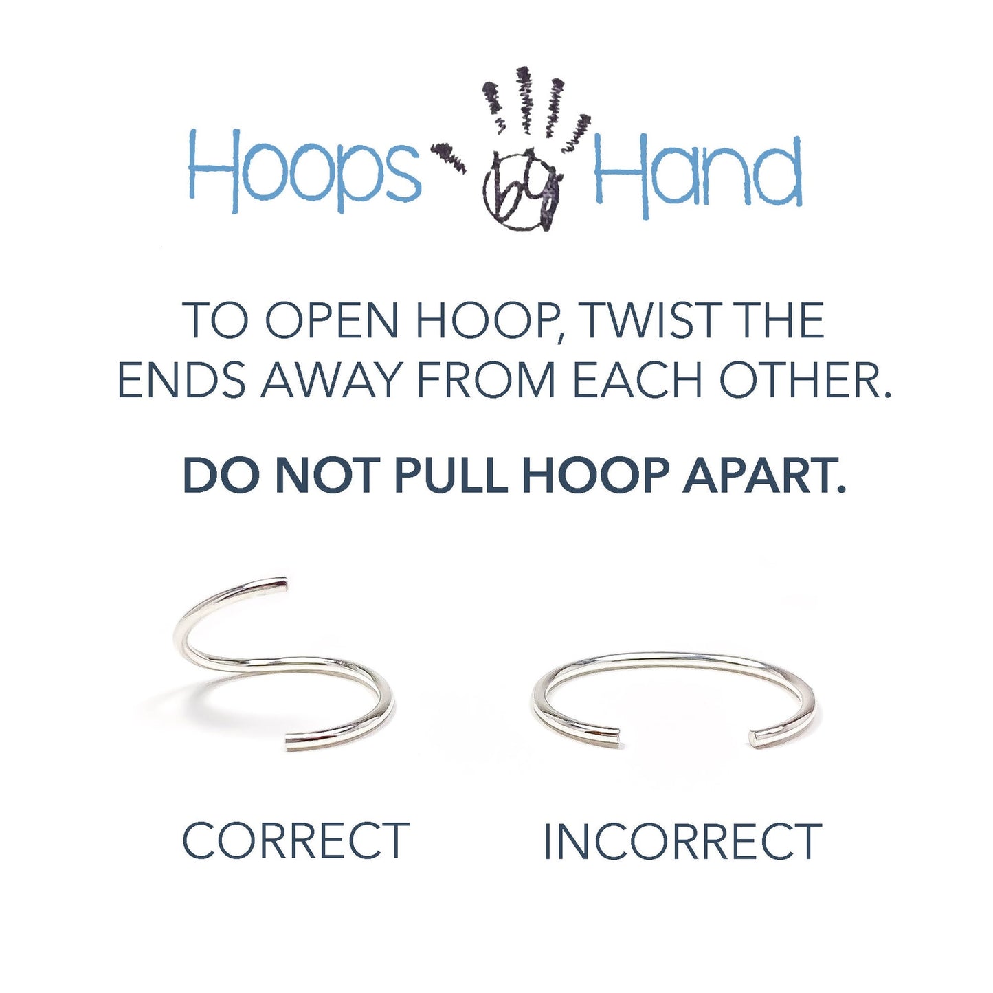 small silver hoop earrings