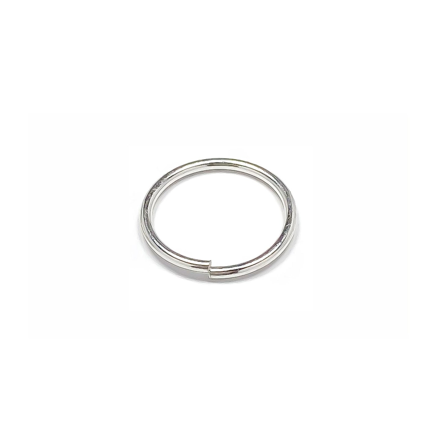 white gold nose hoop