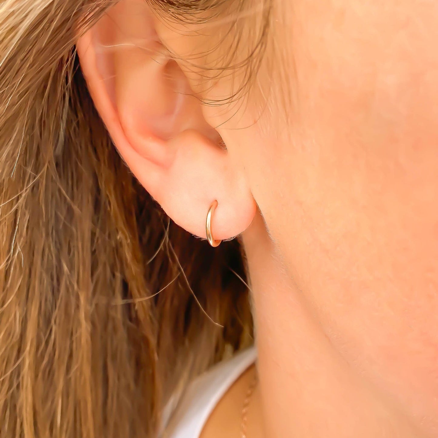 7mm Gold Filled Mini Hoops