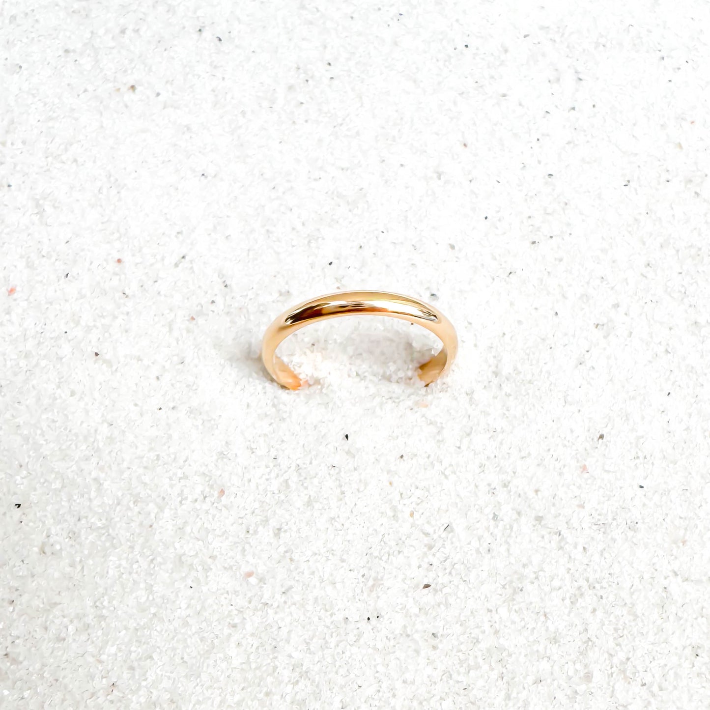 Half Round Toe Ring, 14K Gold Filled