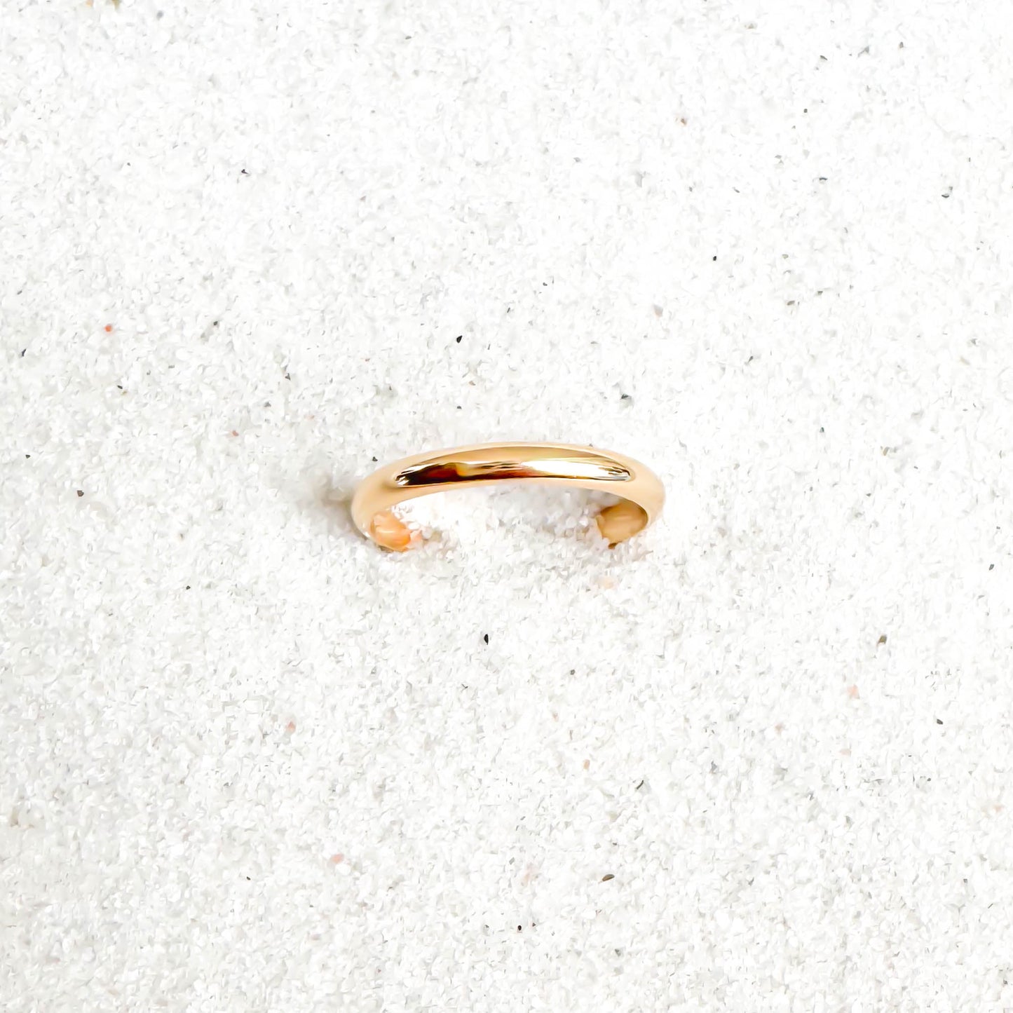 Half Round Toe Ring, 14K Gold Filled
