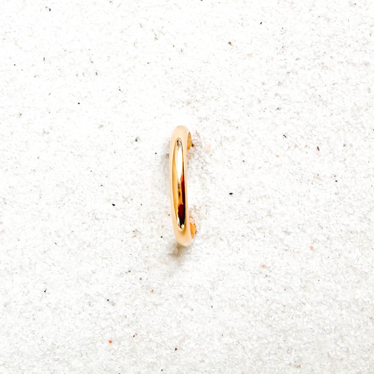 Half Round Toe Ring, 14K Gold Filled