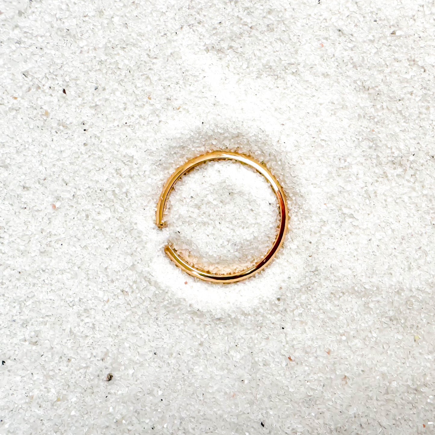 Half Round Toe Ring, 14K Gold Filled