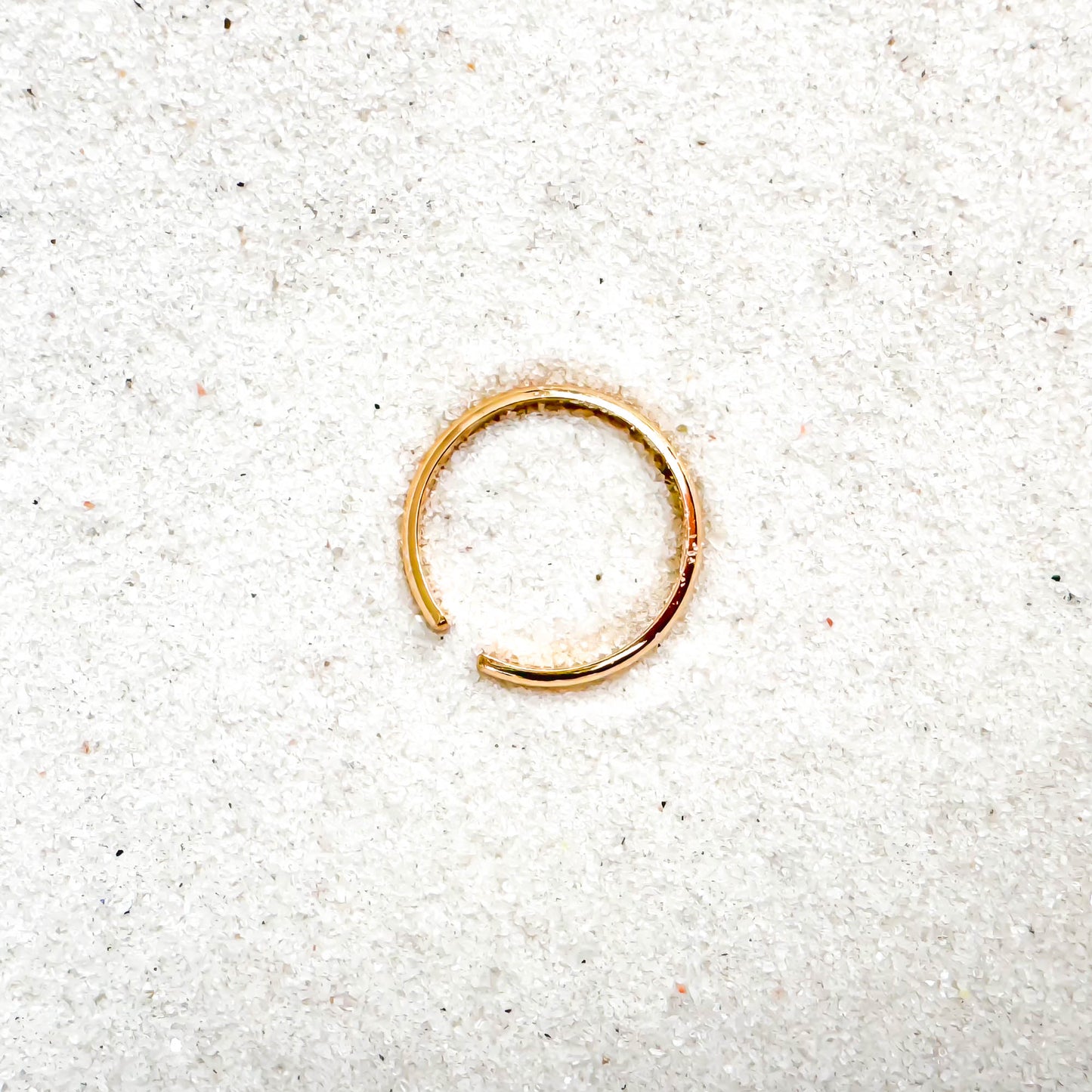Half Round Toe Ring, 14K Gold Filled
