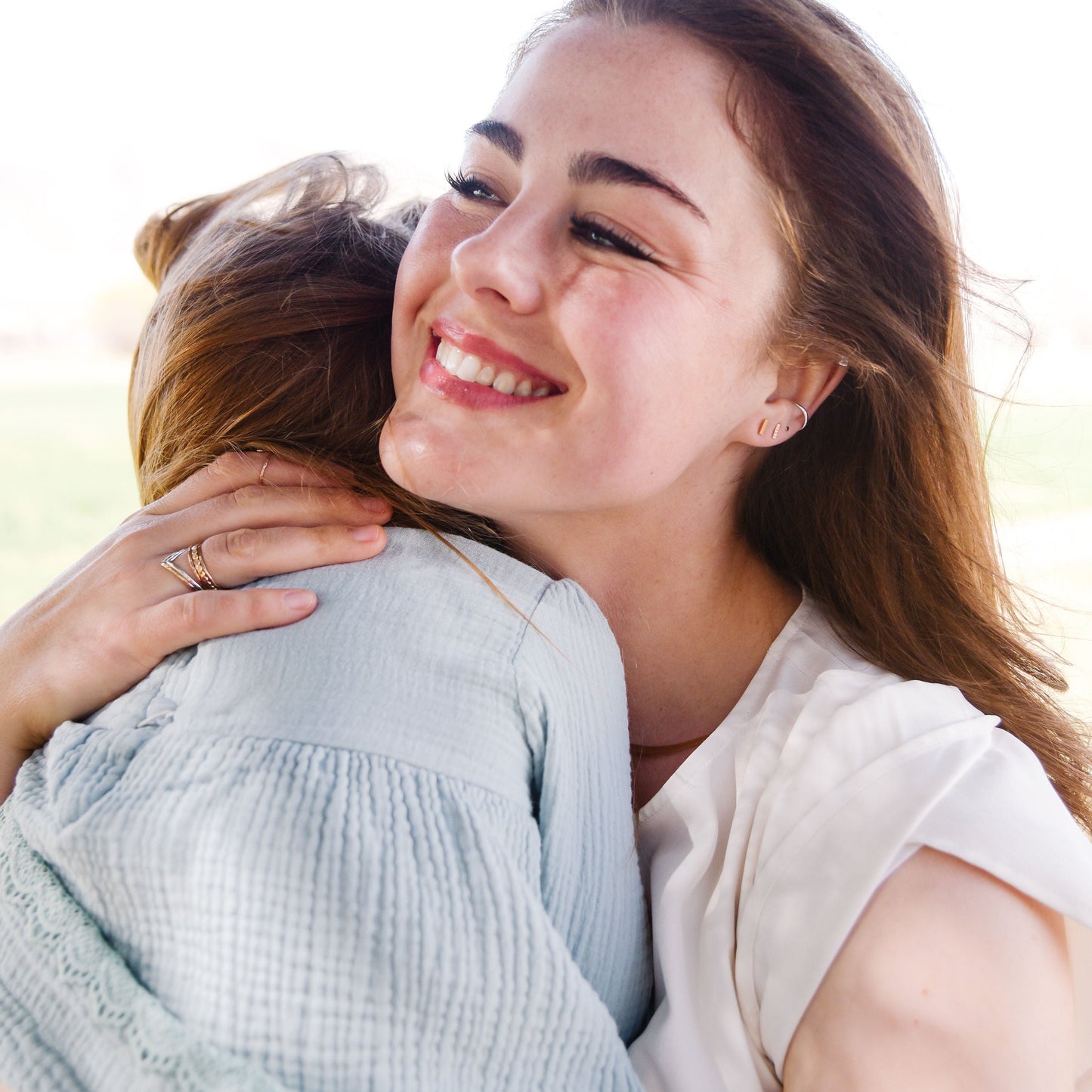 14K Solid Gold Ball Stud Earrings, Pair 1.9mm