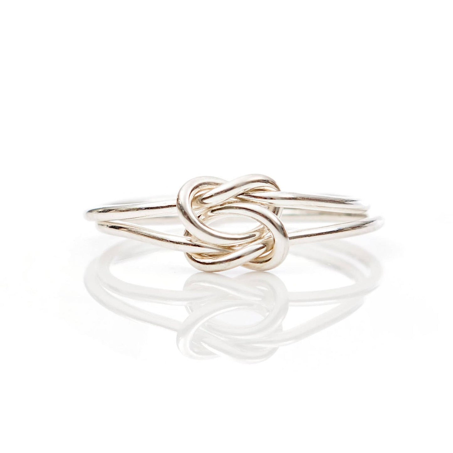 Double Knot Ring, Sterling Silver