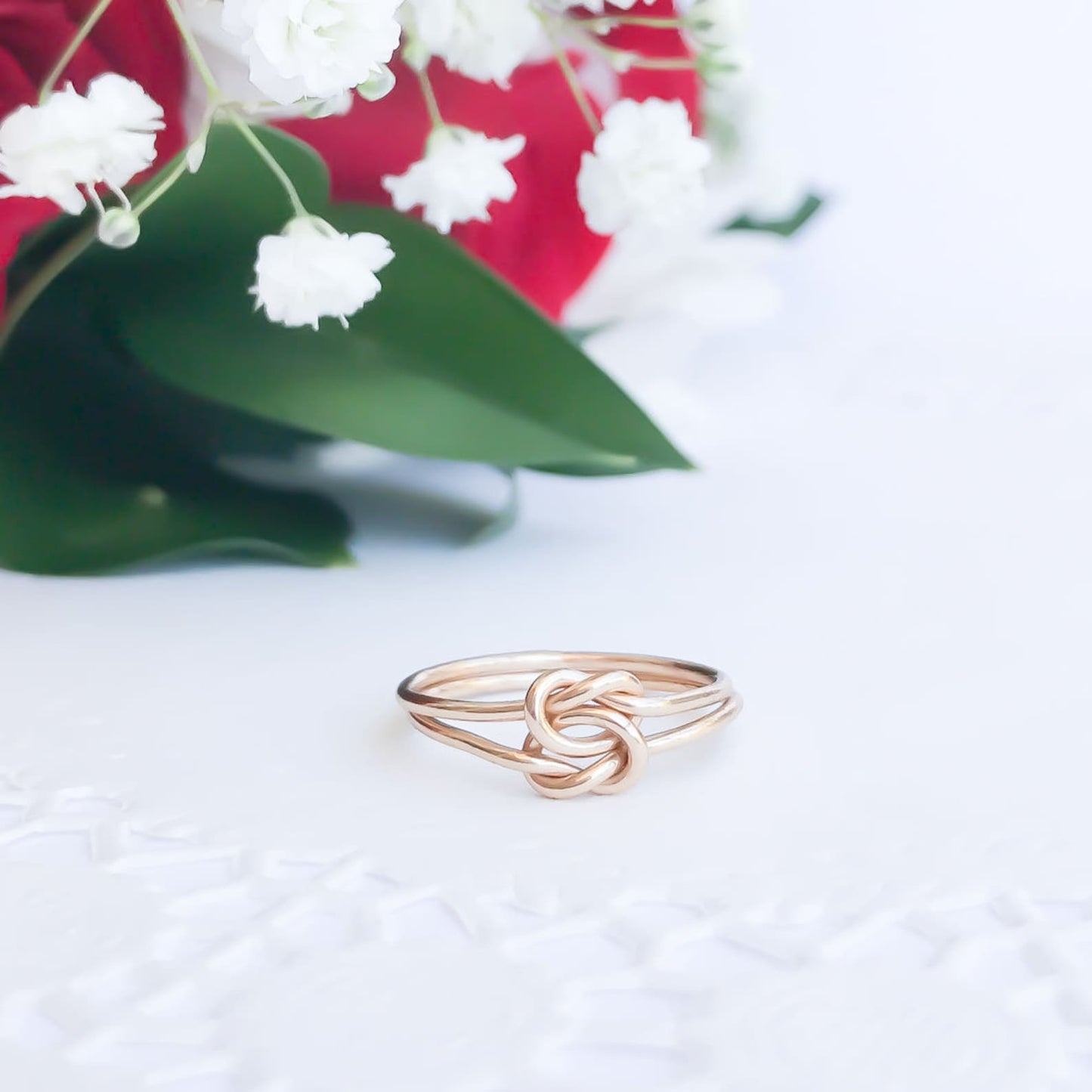 Double Knot Ring, 14K Gold Filled