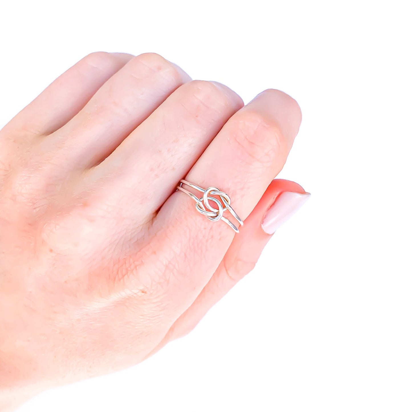 Double Knot Ring, Sterling Silver