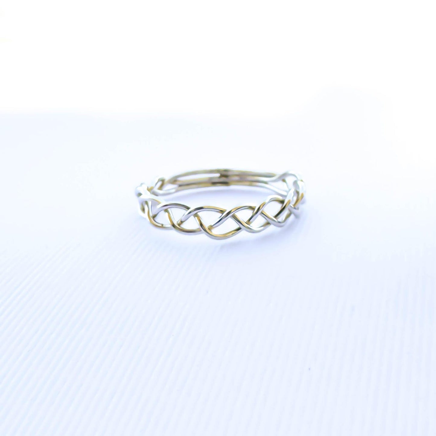 Braided Ring, 925 Sterling Silver