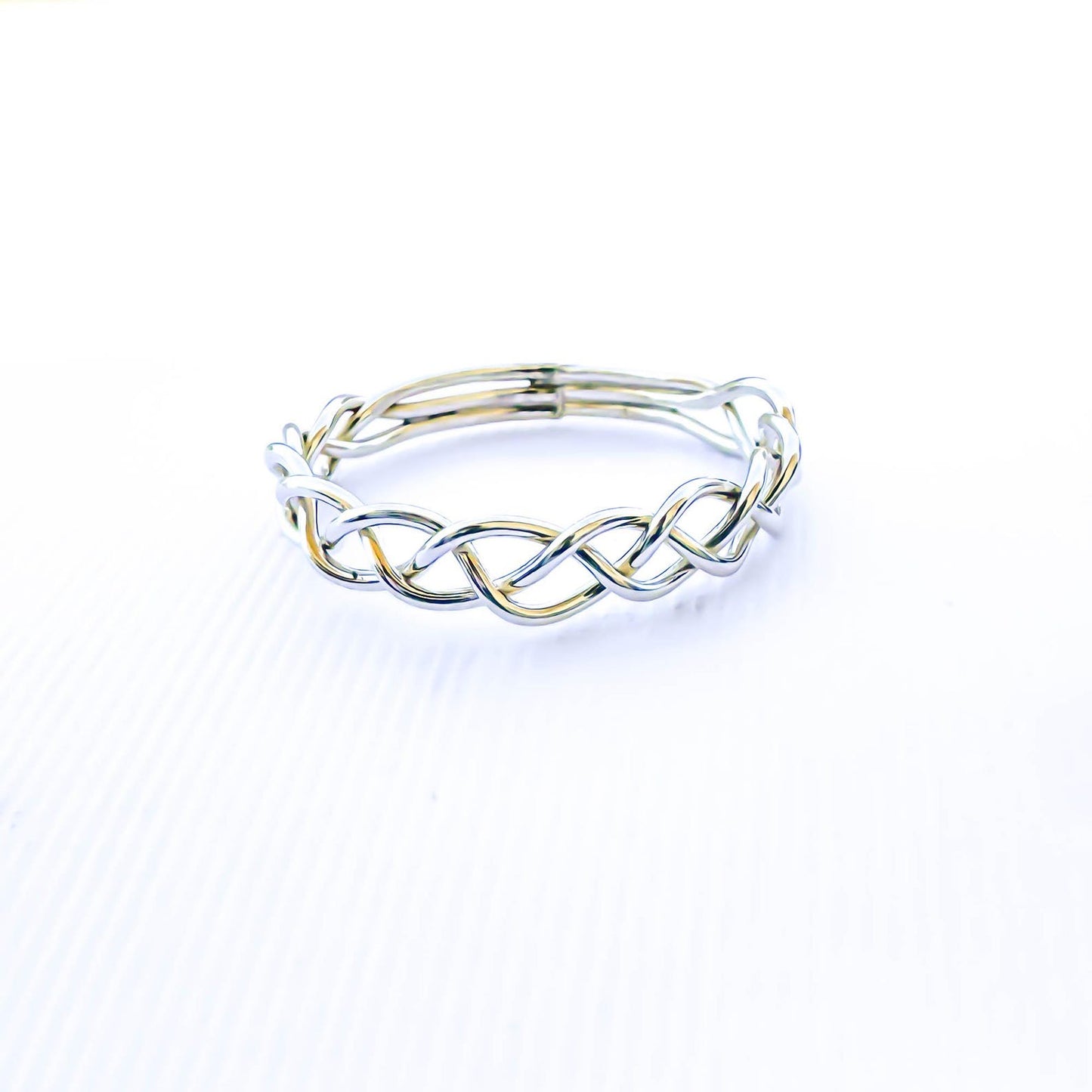 Braided Ring, 925 Sterling Silver