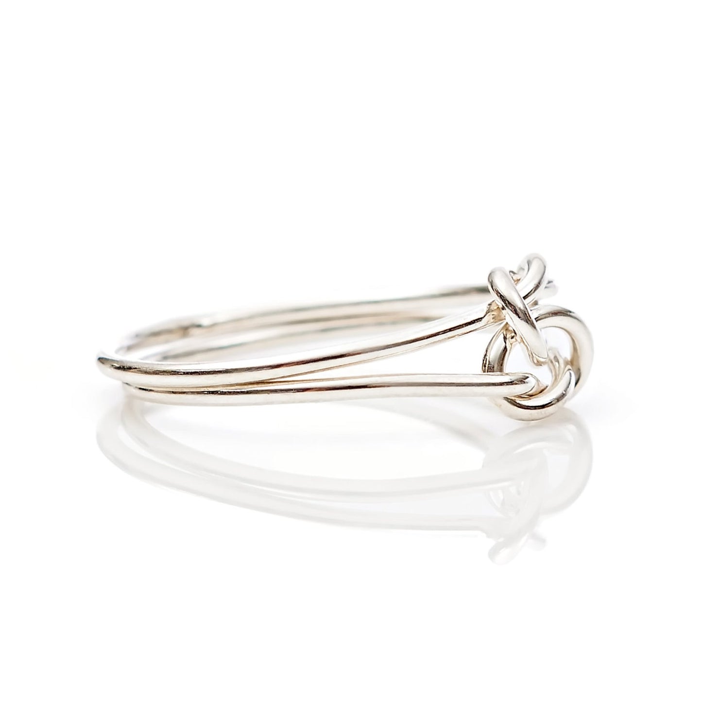 Double Knot Ring, Sterling Silver