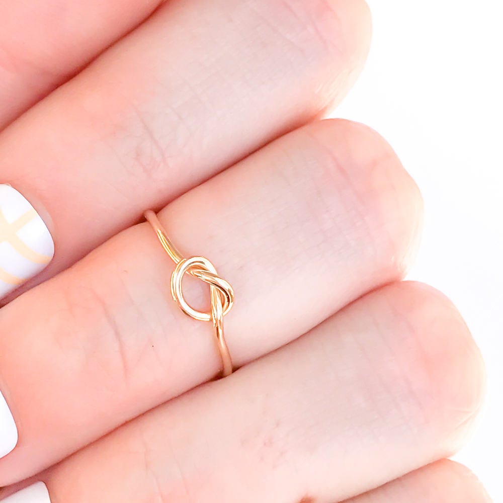 Knot Toe Ring, 14K Gold Filled