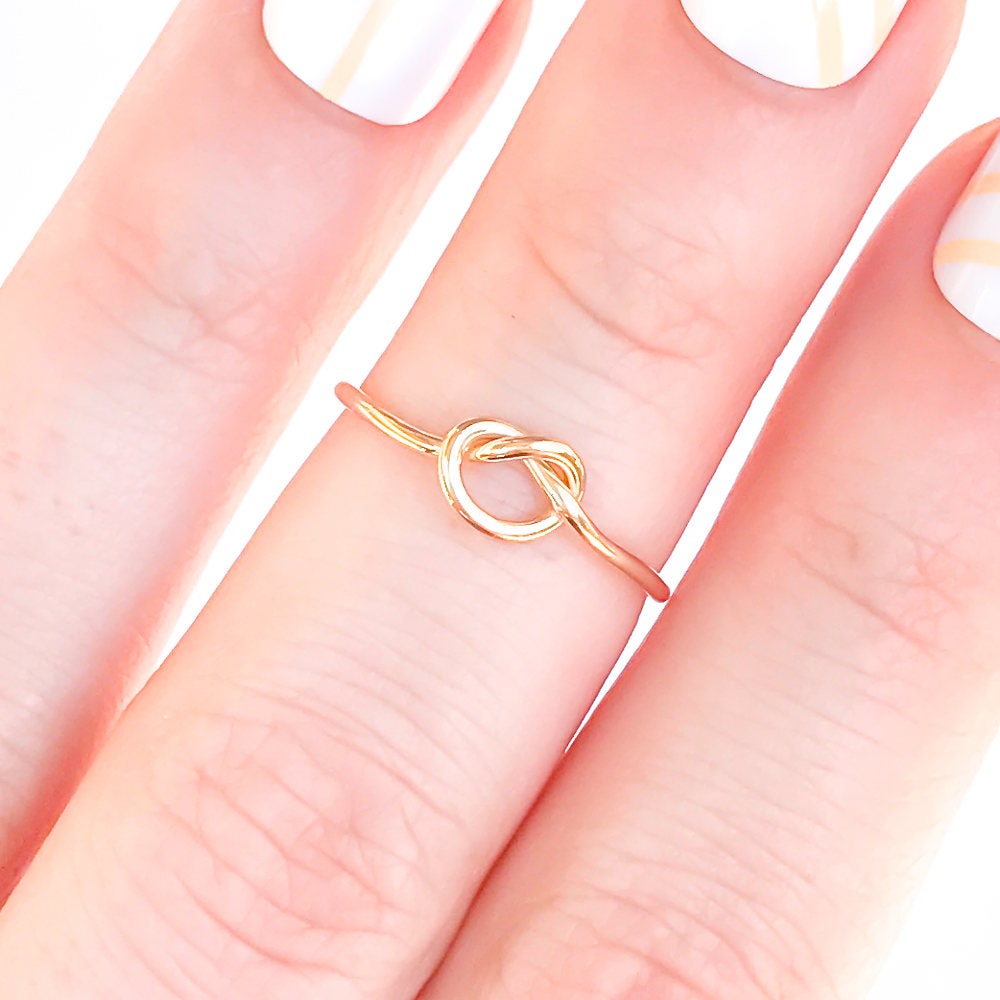 Knot Toe Ring, 14K Gold Filled