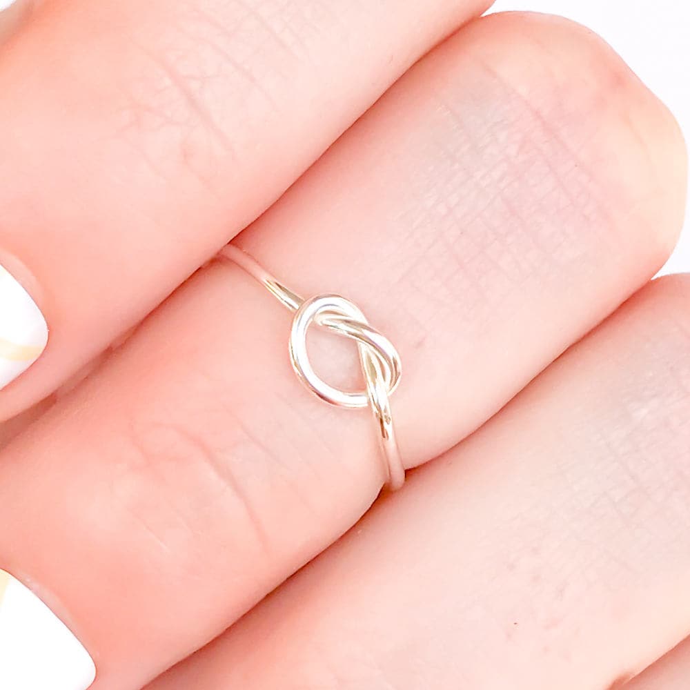 Knot Toe Ring, Sterling Silver