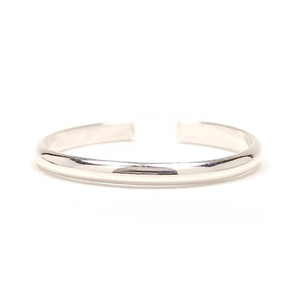 Half Round Toe Ring, Sterling Silver