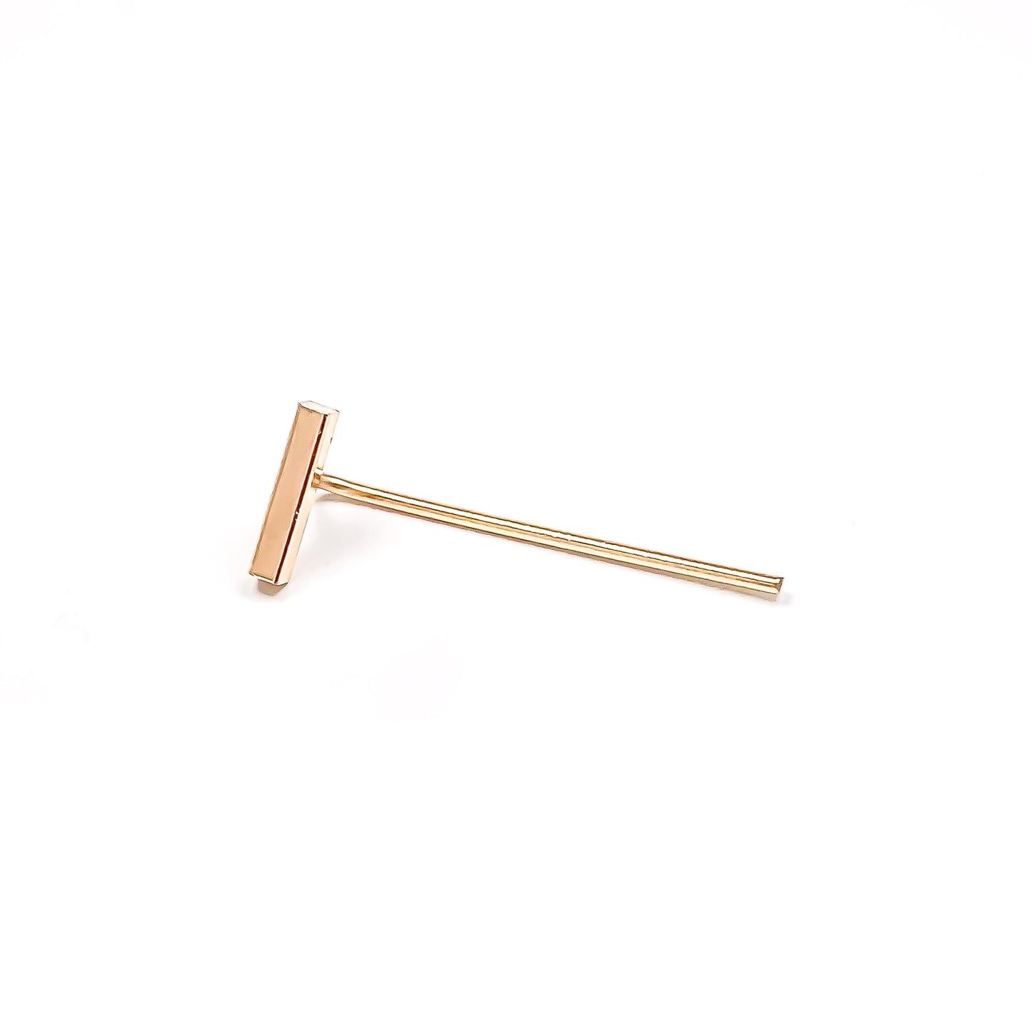 Bar Threader Earrings, 14K Gold Filled