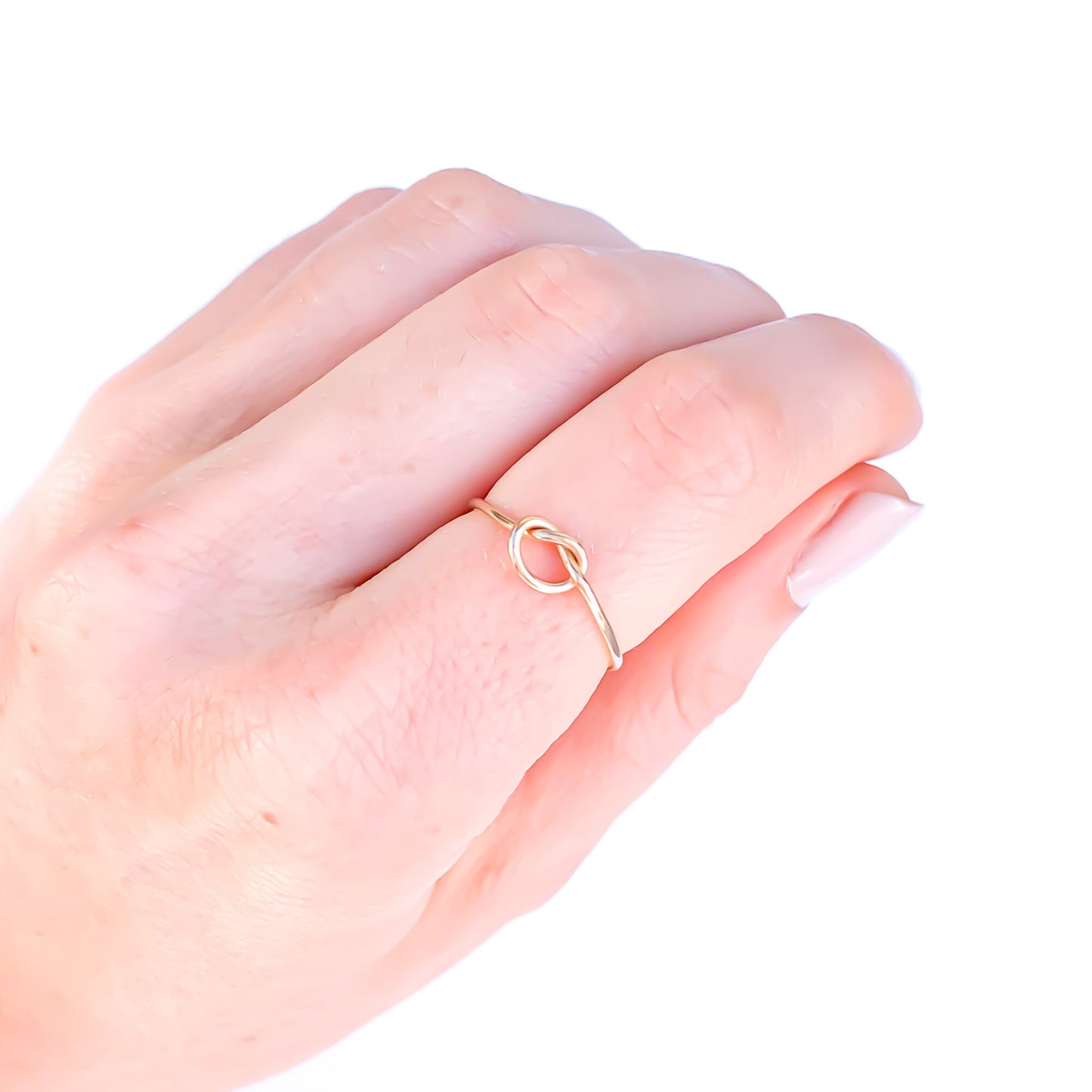 Gold Knot Ring, 14K Gold Filled
