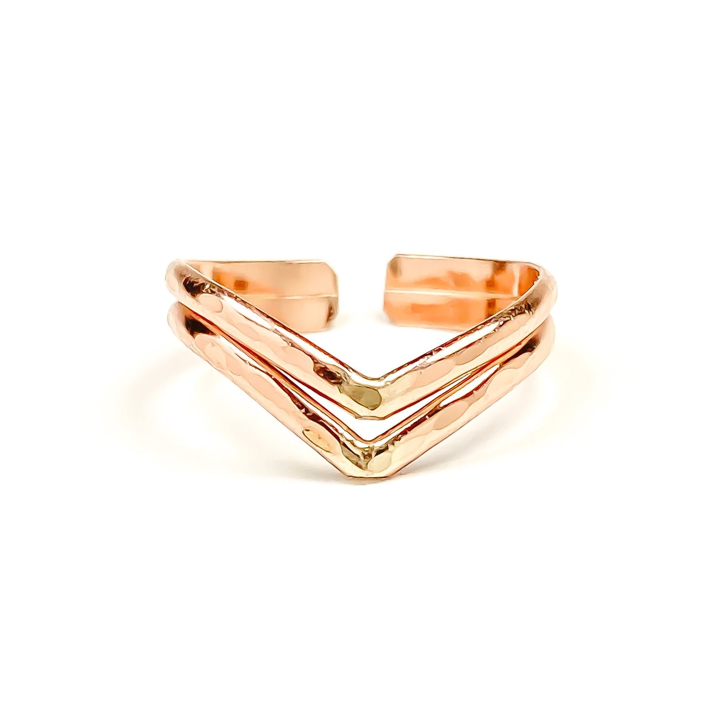 Chevron Toe Ring, 14K Gold Filled