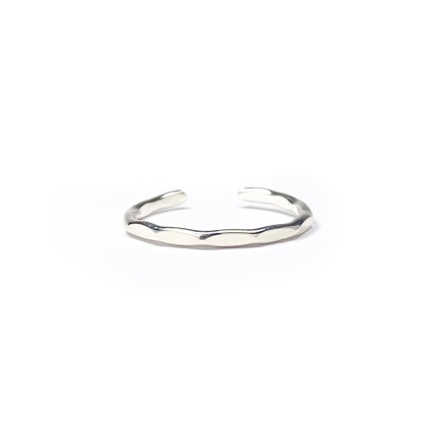 Sterling Silver Toe Ring Hammered