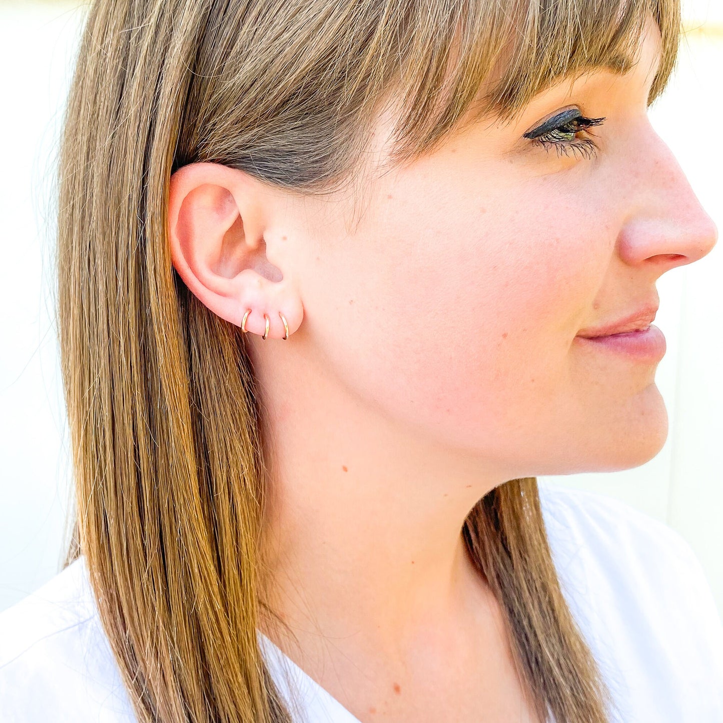 Single or Set of Hoop Earrings with Post