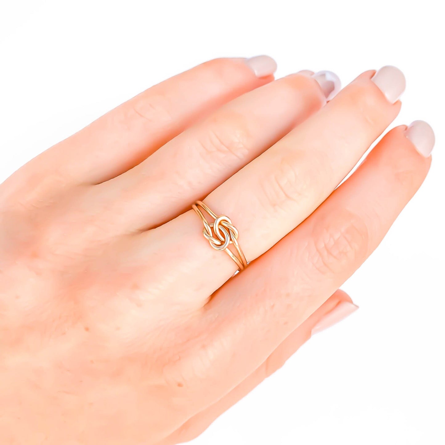 Double Knot Ring, 14K Gold Filled