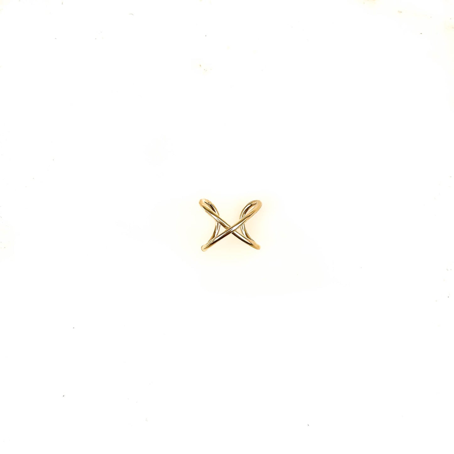 Top Cross Ear Cuff, 14K Gold Filled