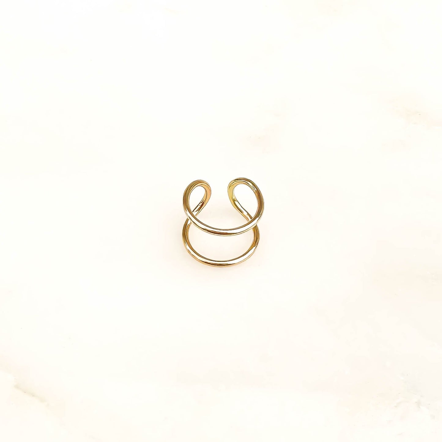 Two Line Cartilage Ear Cuff, 14K Gold Filled