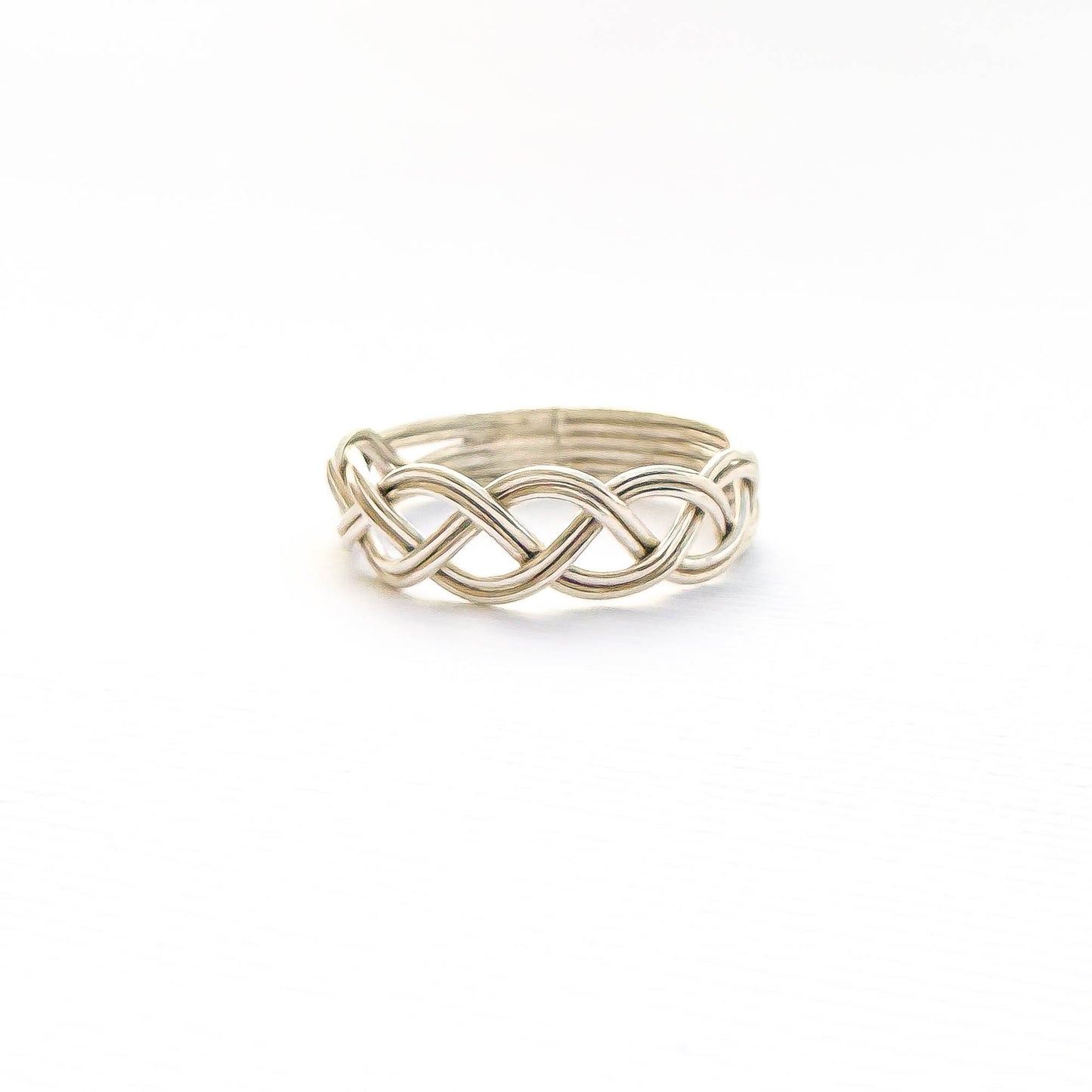 SIZE 5.25 Braided Ring, Sterling Silver