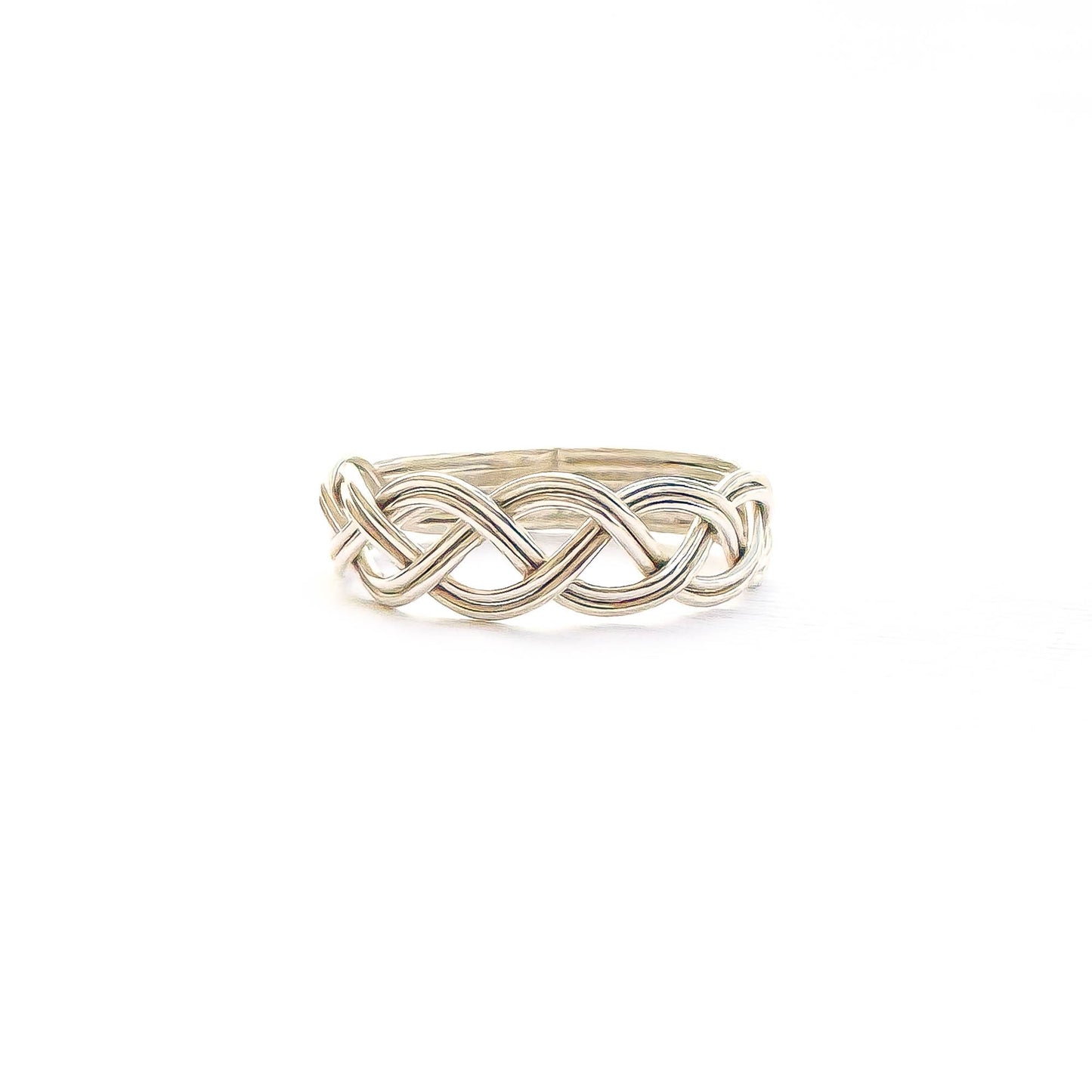 SIZE 5.25 Braided Ring, Sterling Silver