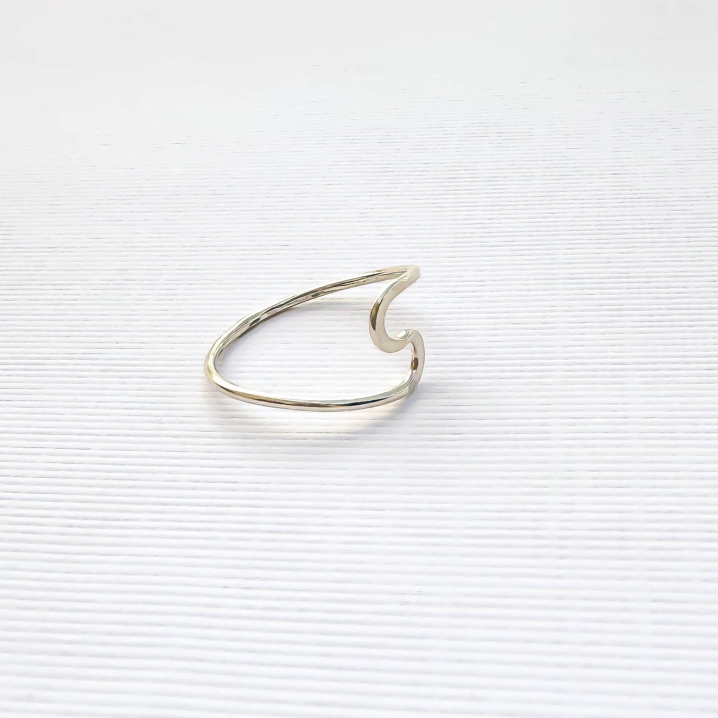 SIZE 5.75 S Curve Wave Ring, Sterling Silver