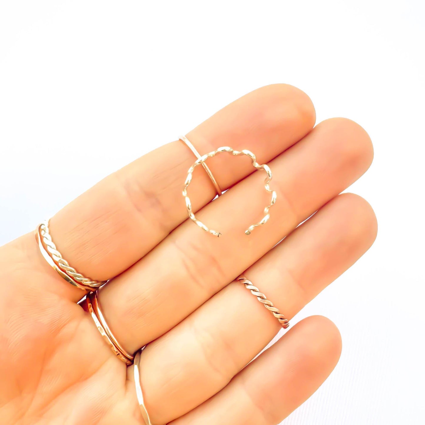 Squiggle Toe Ring, Sterling Silver