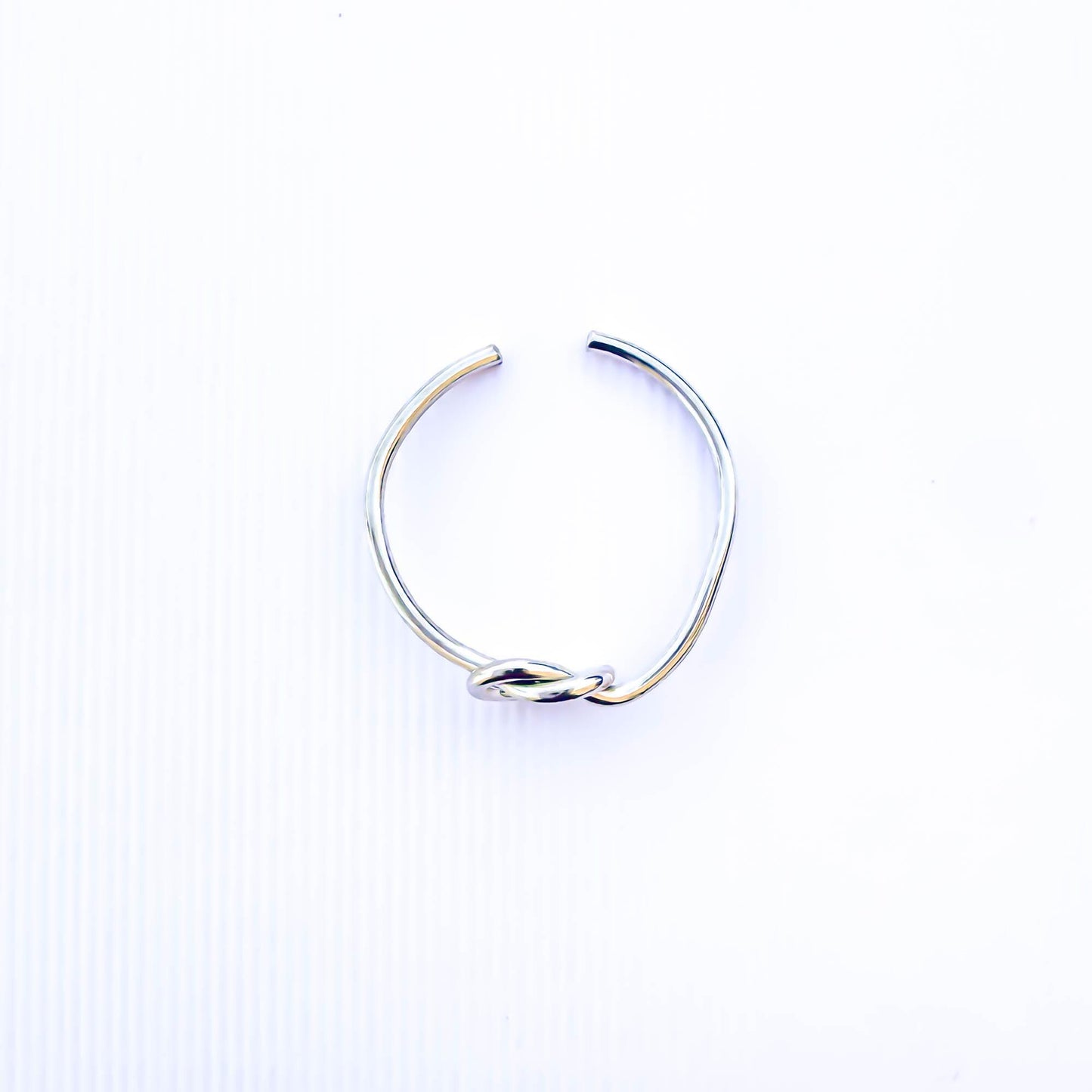 Knot Toe Ring, Sterling Silver