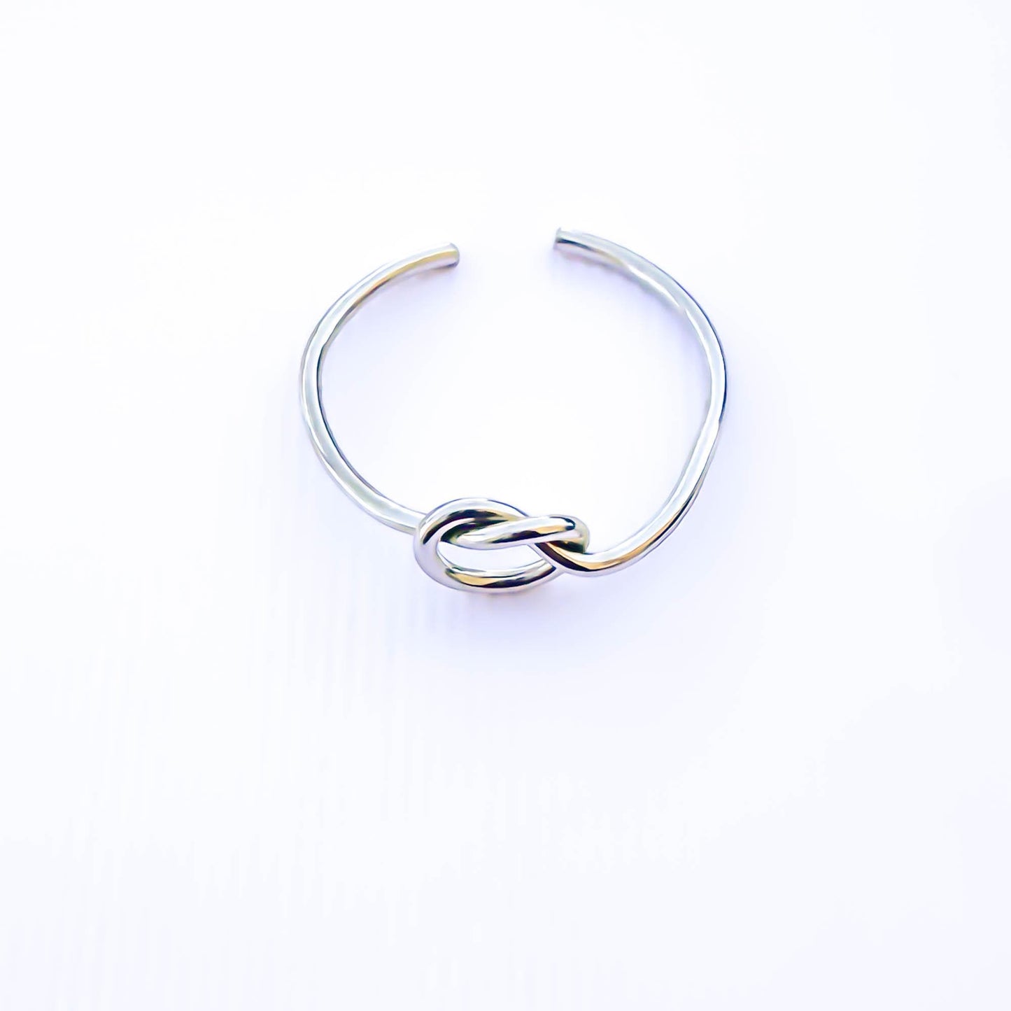 Knot Toe Ring, Sterling Silver