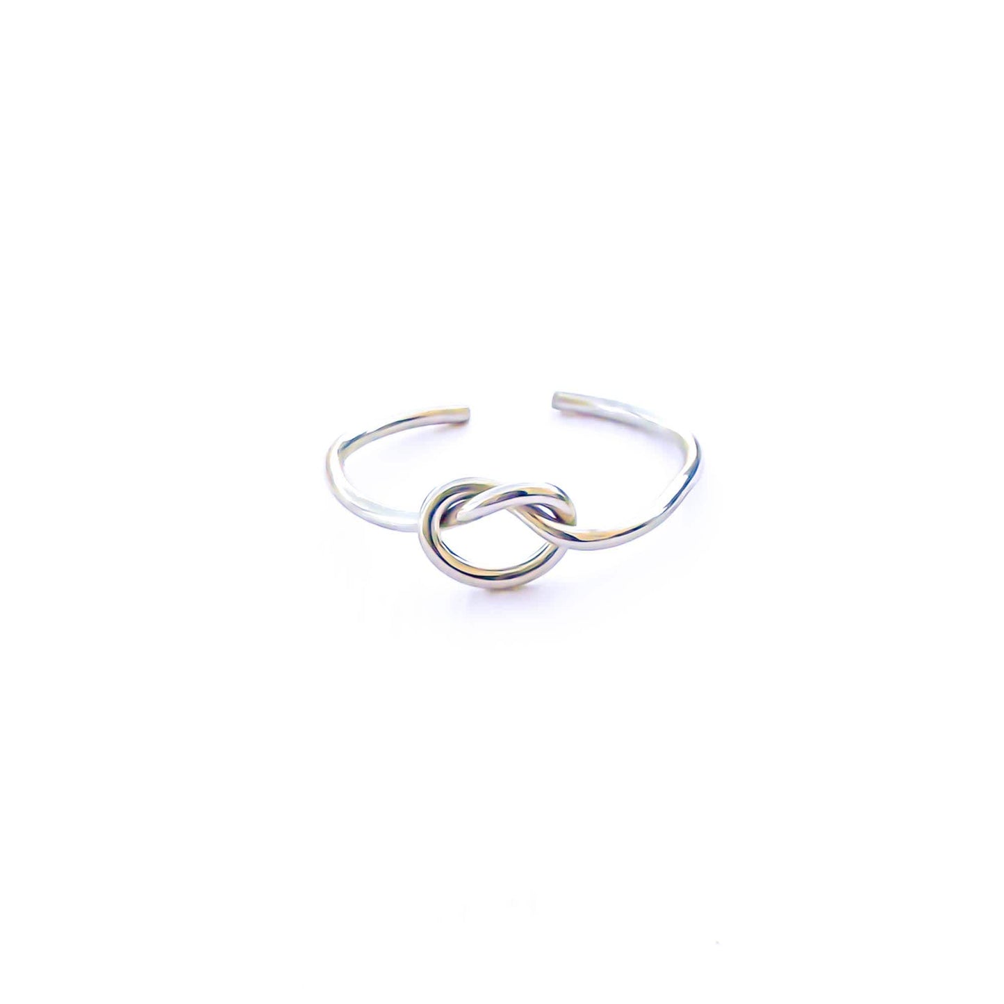 Knot Toe Ring, Sterling Silver