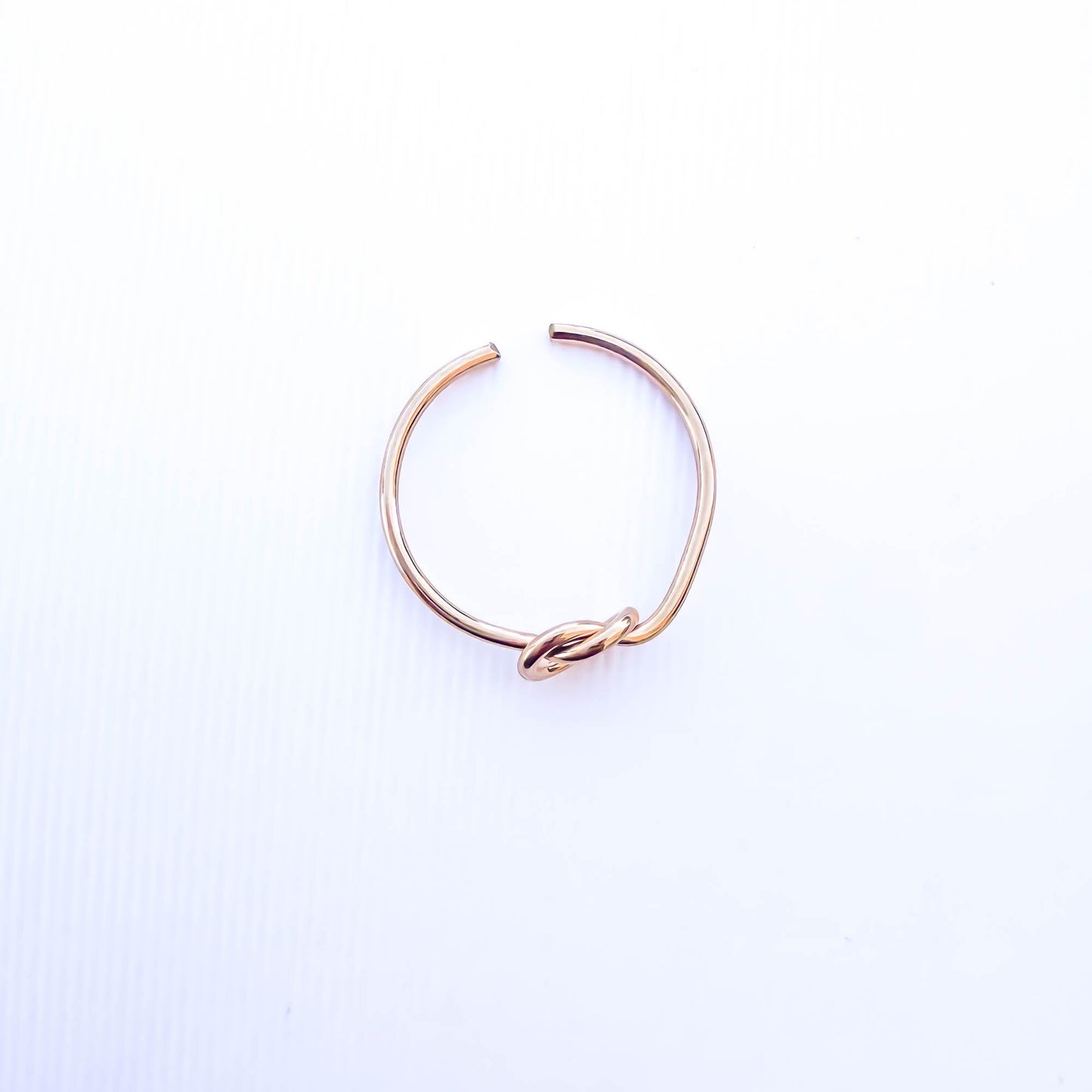 Knot Toe Ring, 14K Rose Gold Filled