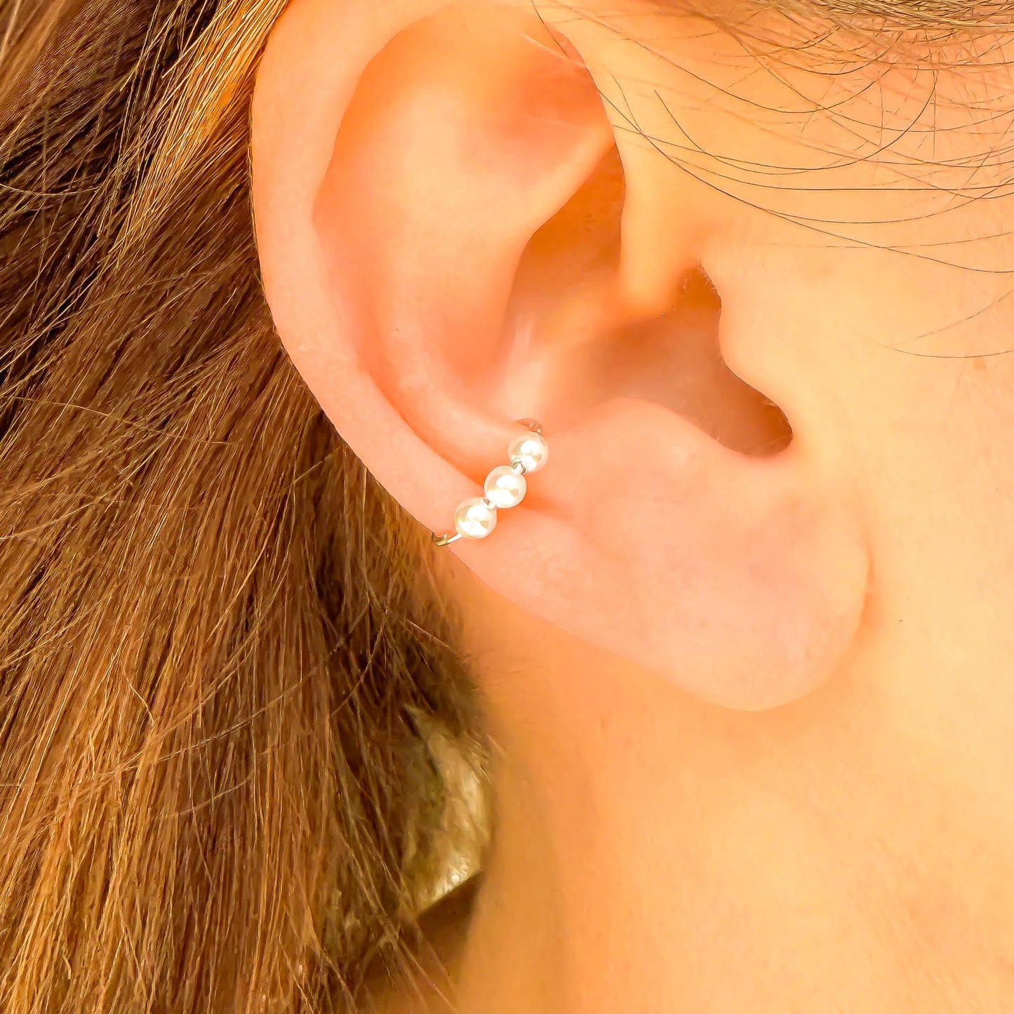 Pearl Ear Cuff, 14K Gold Filled