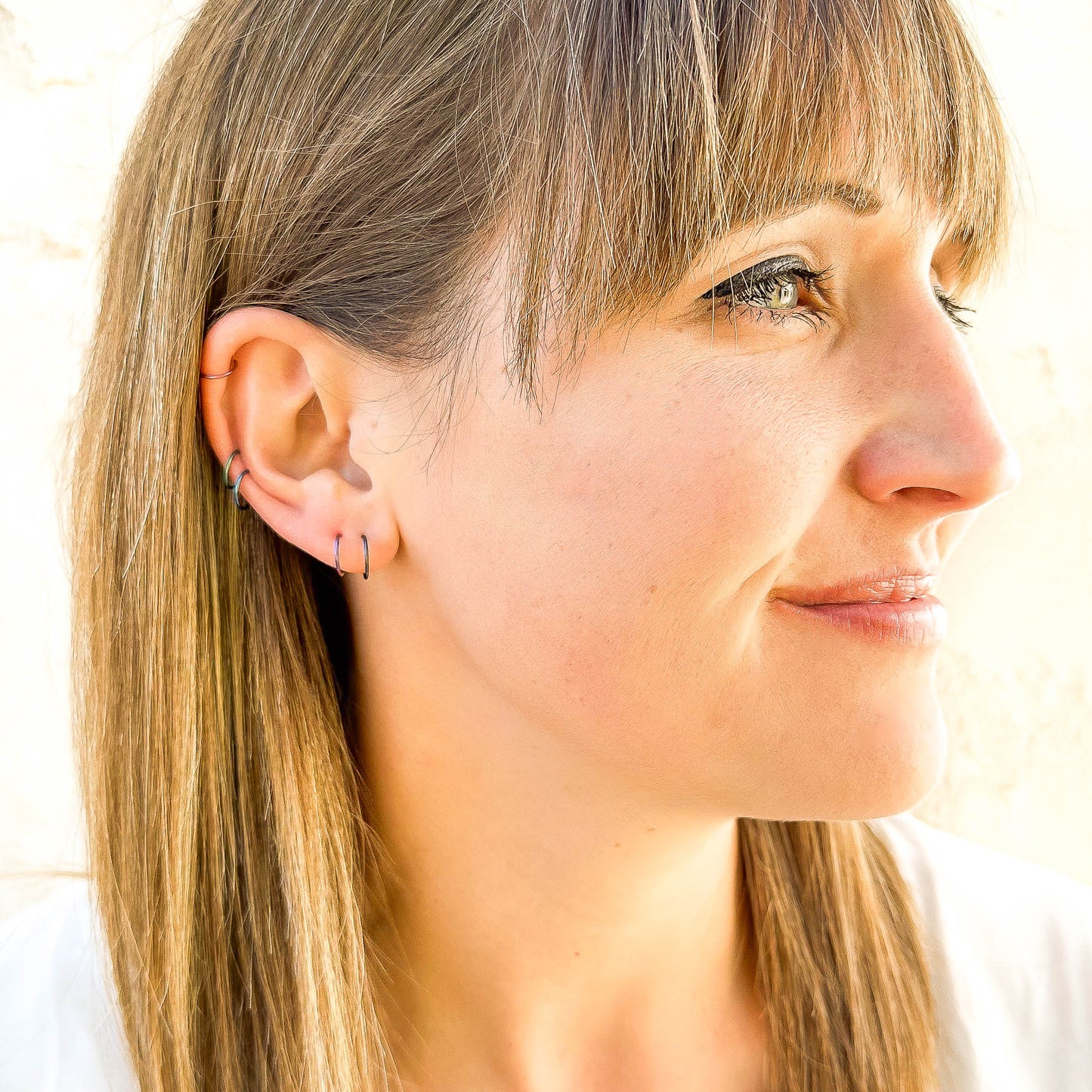 Purple & Midnight Niobium Continuous Hoops