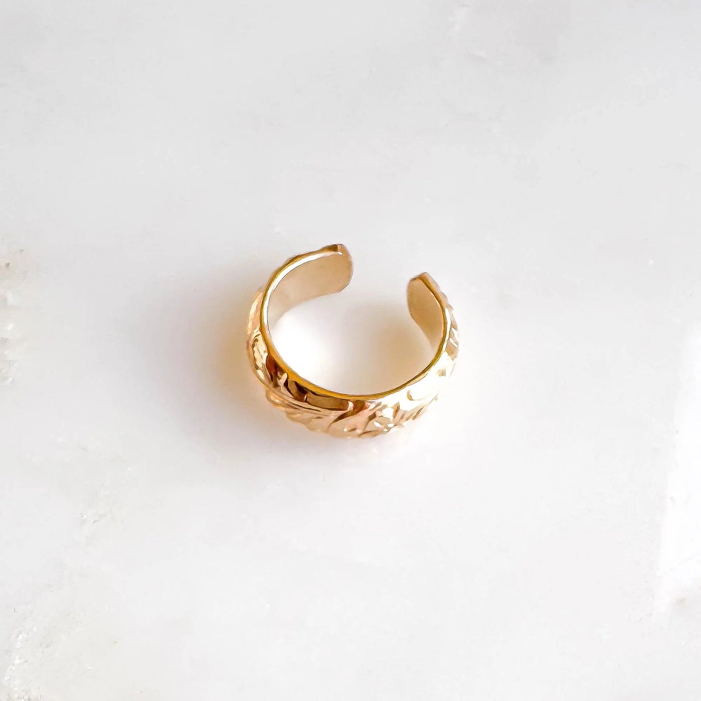 Floral Ear Cuff Conch, 14K Gold Filled