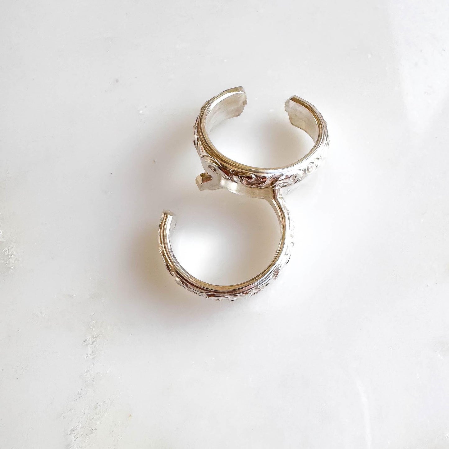 Half Swirl Conch Ear Cuff, Sterling Silver