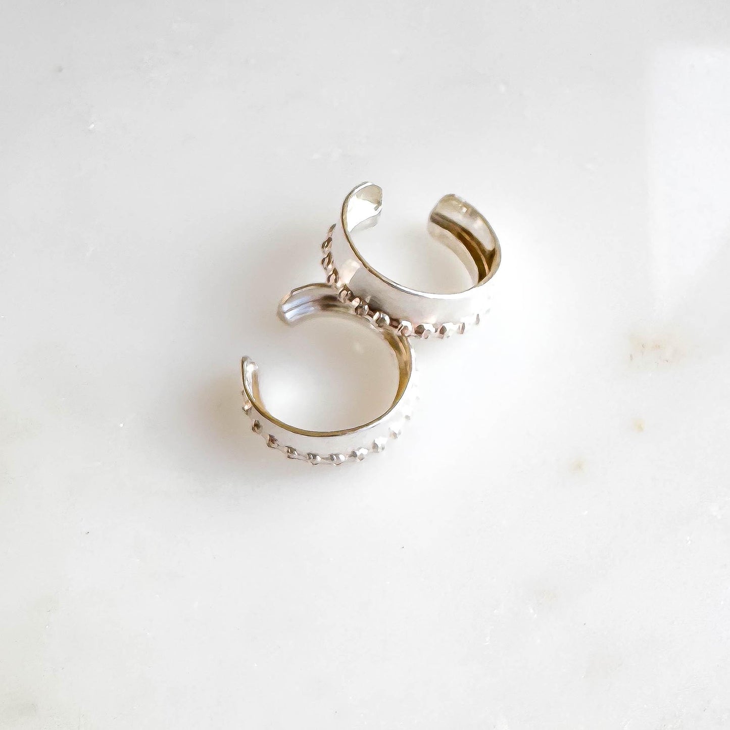 Dot Mini Ear Cuff, Sterling Silver