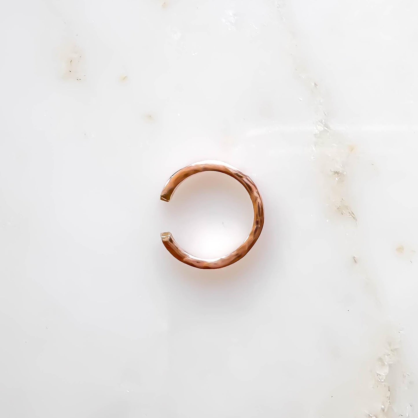Square Edge Mini Ear Cuff, 14K Rose Gold Filled