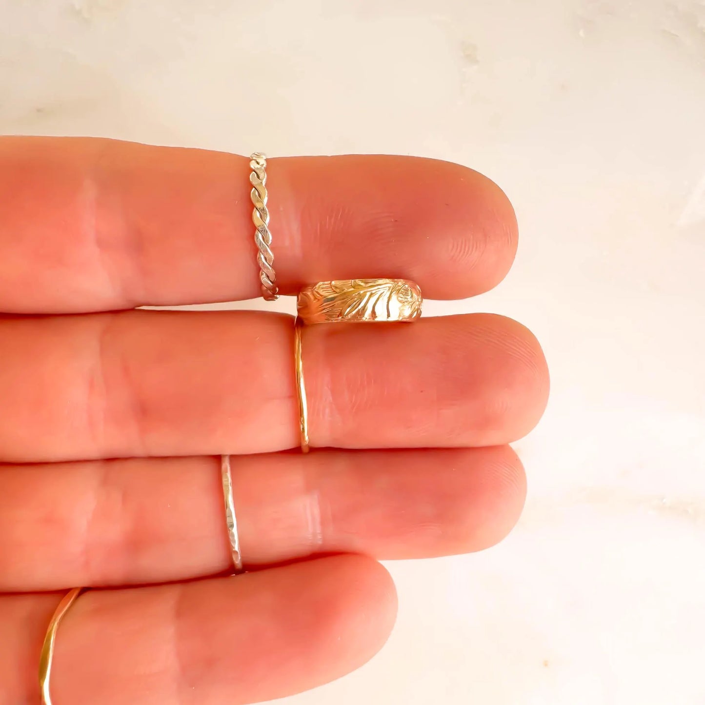 Floral Ear Cuff Conch, 14K Gold Filled