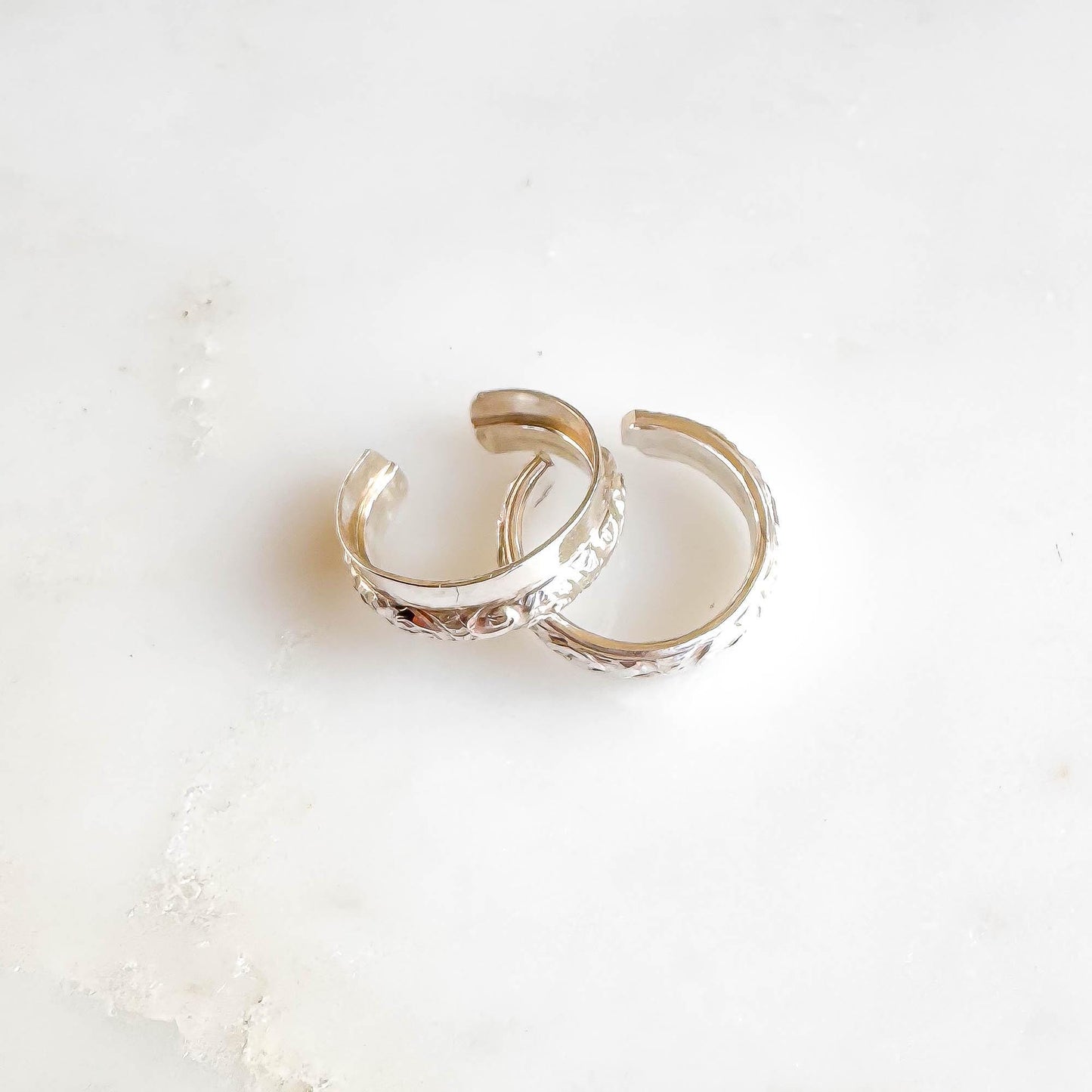 Half Swirl Conch Ear Cuff, Sterling Silver