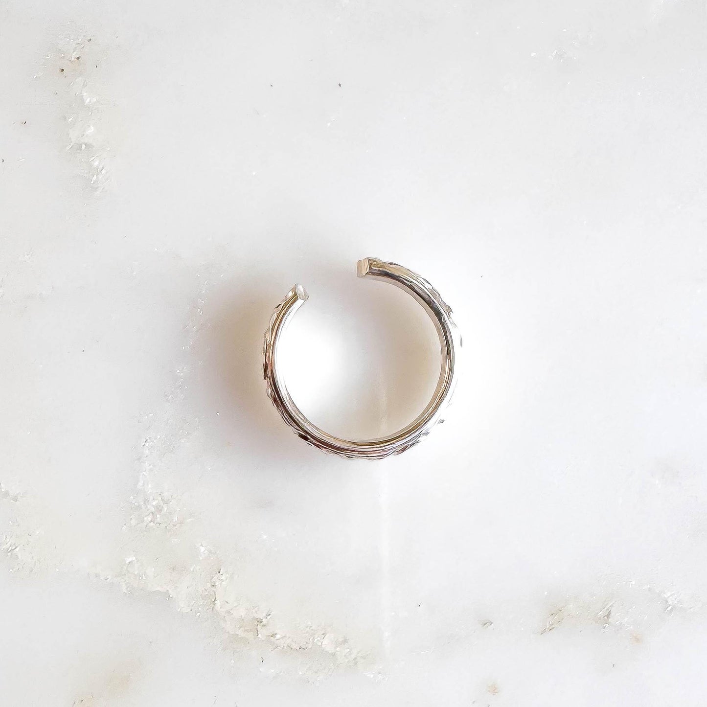 Half Swirl Conch Ear Cuff, Sterling Silver