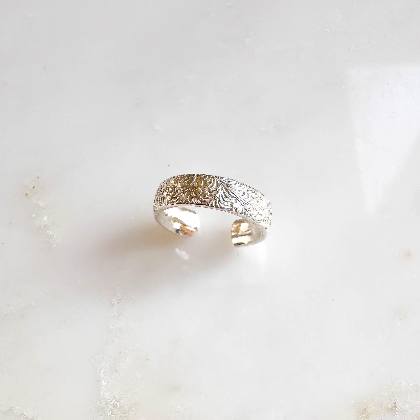 Swirl Conch Ear Cuff, Sterling Silver