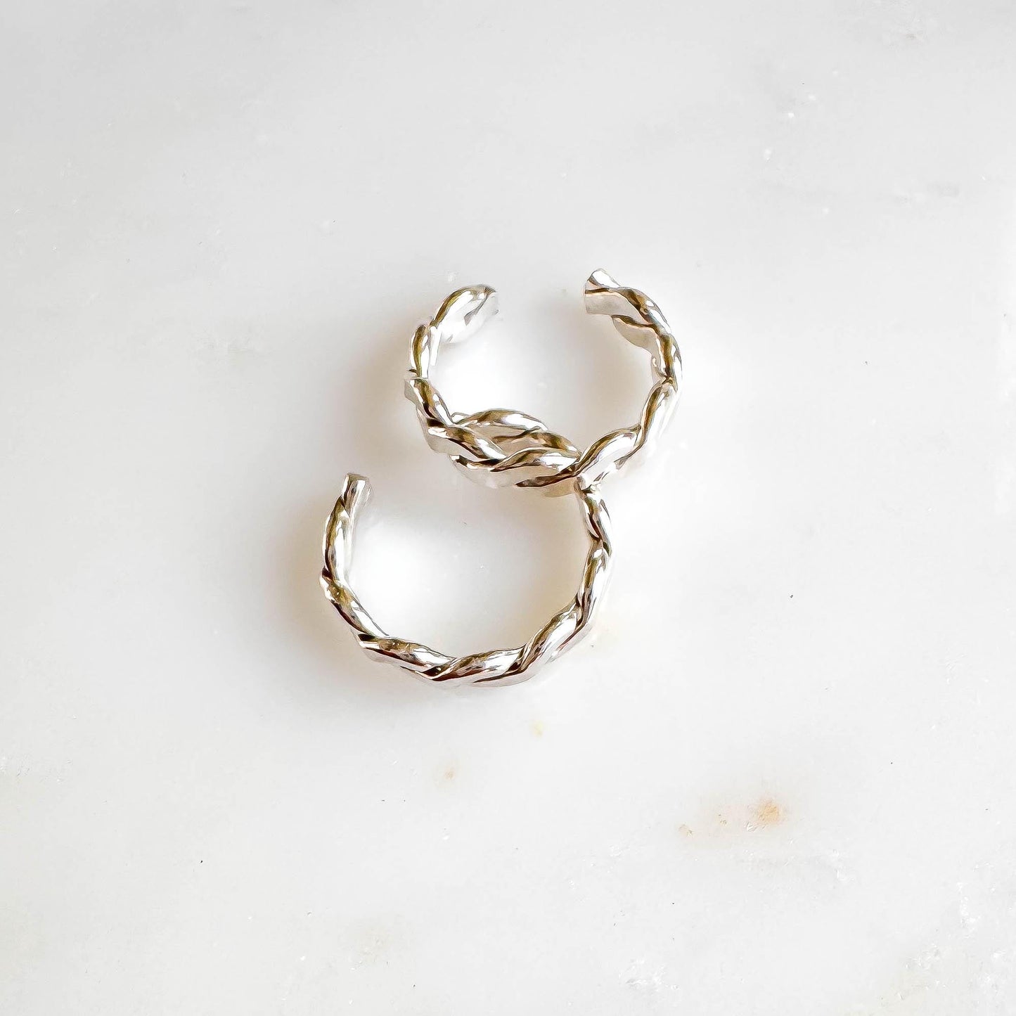 Twist Conch Ear Cuff, Sterling Silver