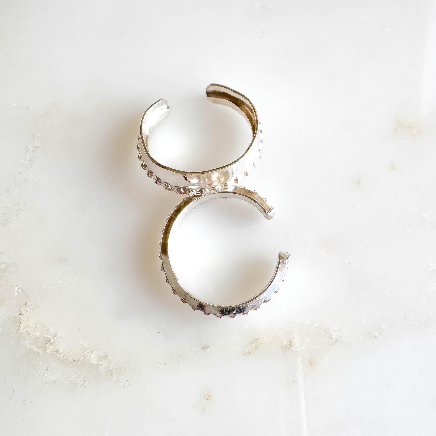 Mini Dot Ear Cuff, Sterling Silver