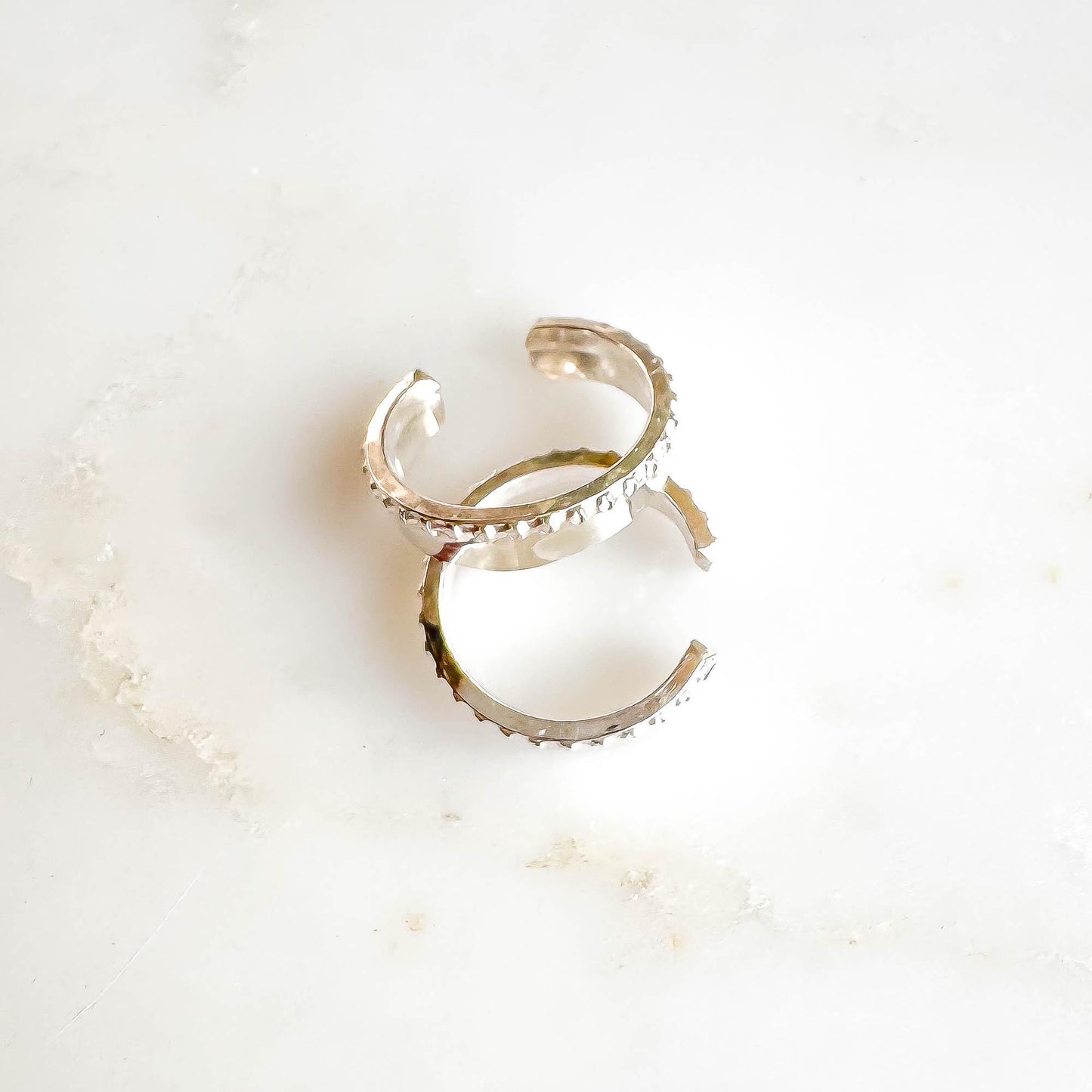 Mini Dot Ear Cuff, Sterling Silver