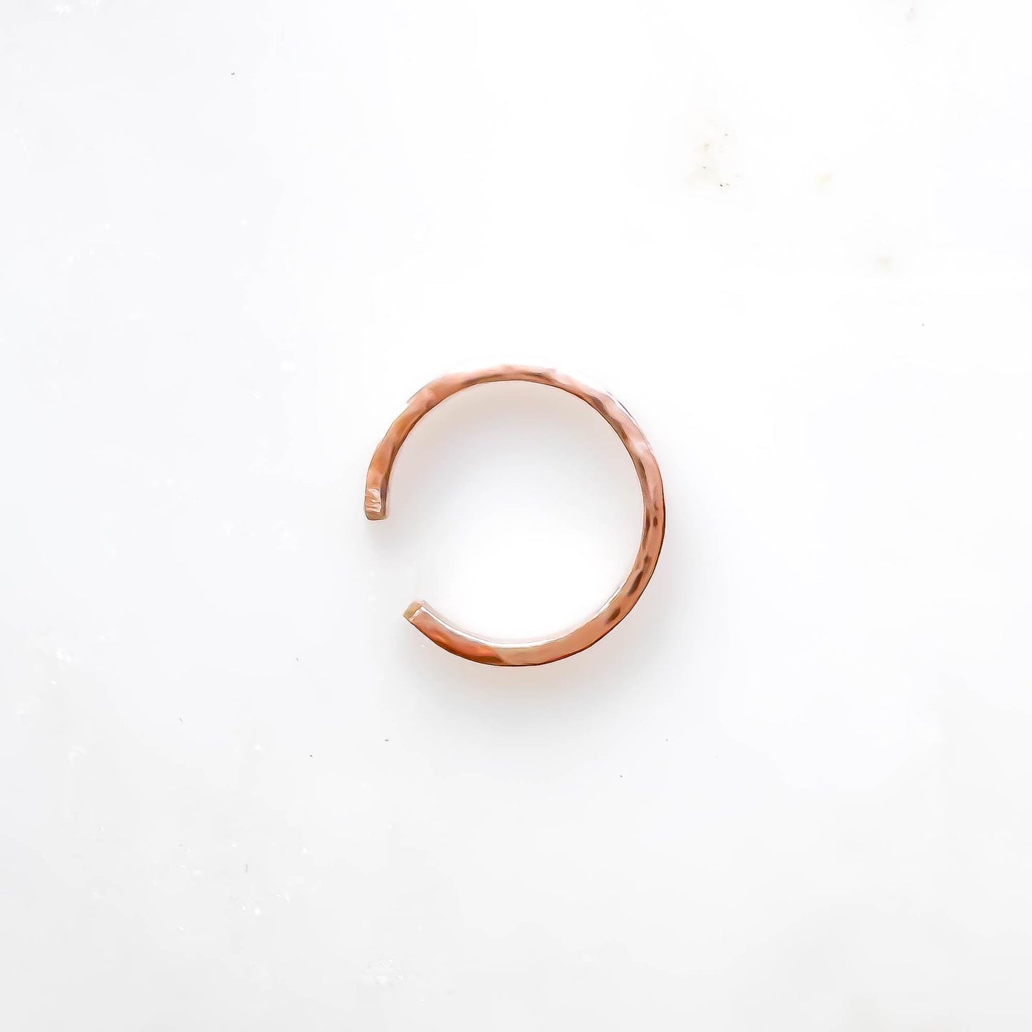 Square Edge Conch Ear Cuff, 14K Rose Gold Filled