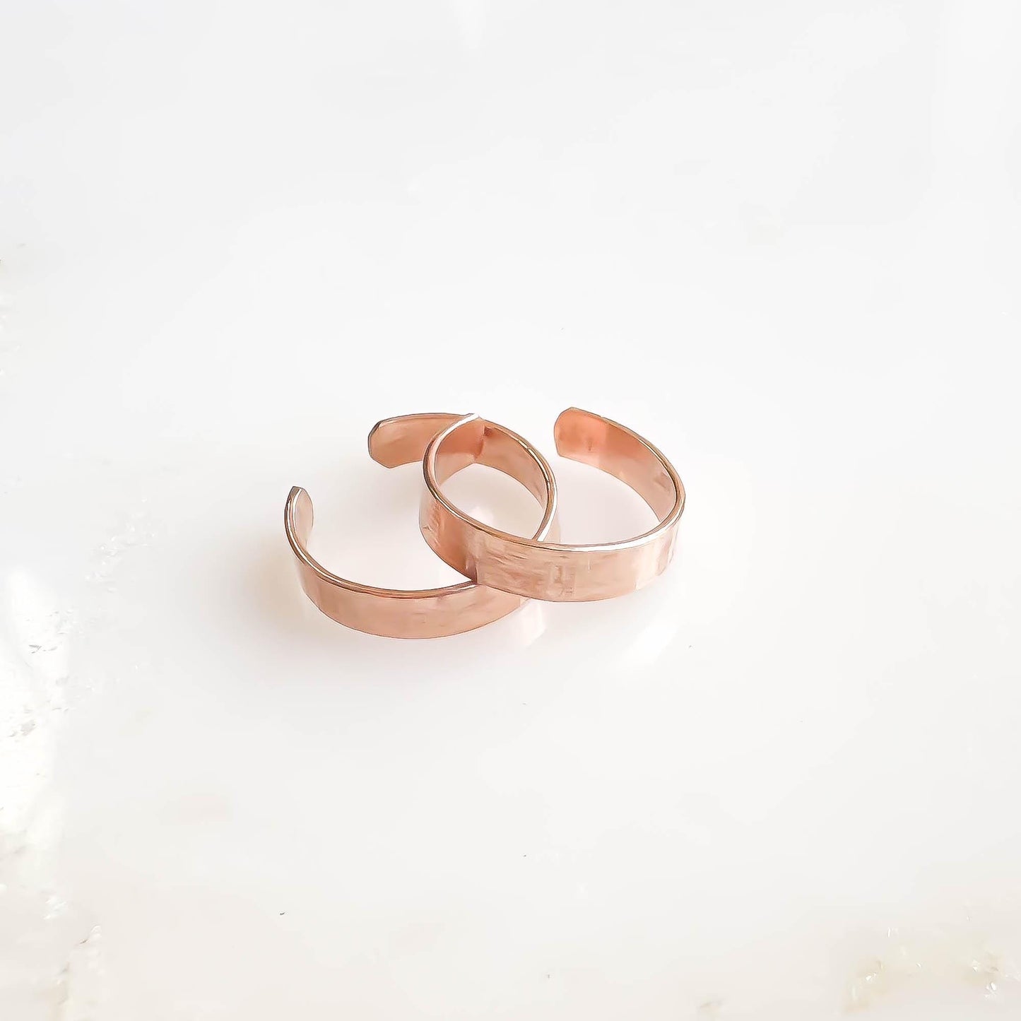 Subtle Textured Finish Mini Ear Cuff, 14K Rose Gold Filled